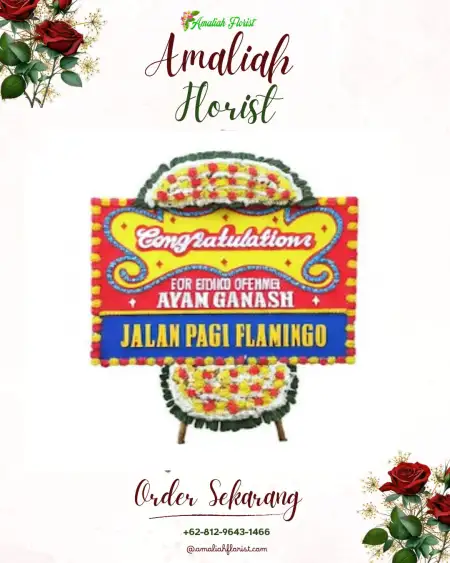 Sewa Papan Bunga Tebing Gerinting Utara